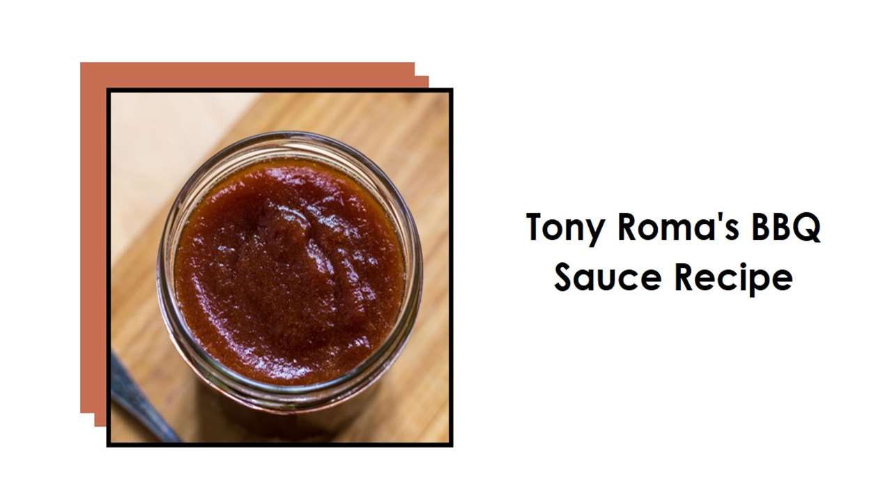 Tony Roma's BBQ Sauce Recipe